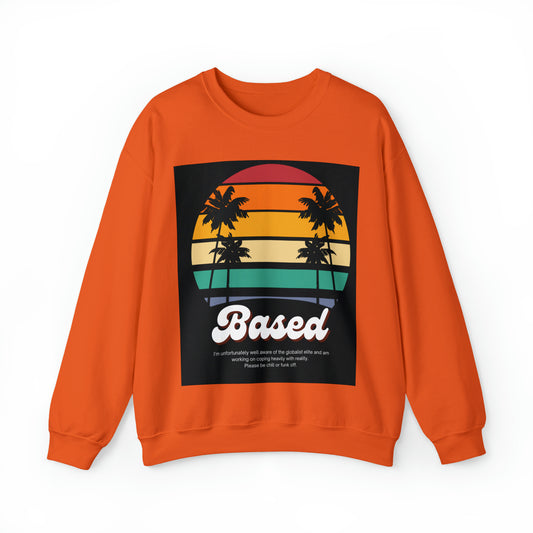 Based Retro 70s Unisex Casual Sweatshirt