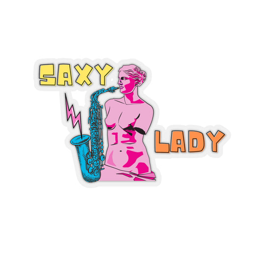 Saxy Lady Kiss-Cut Stickers