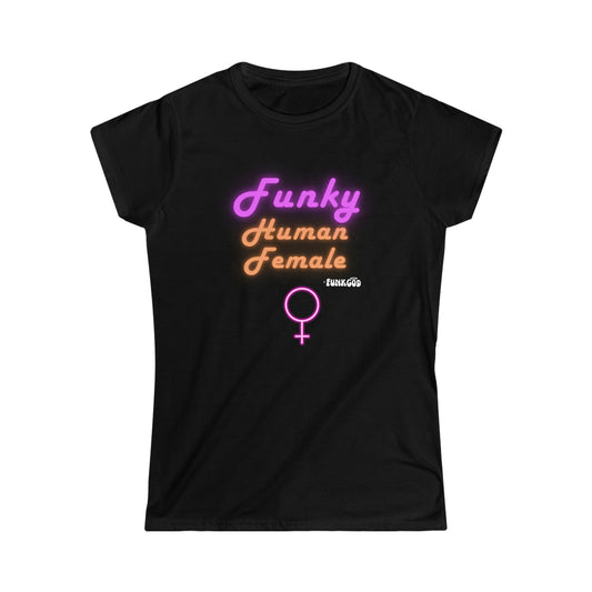 Funky Human Female Women's Softstyle Tee