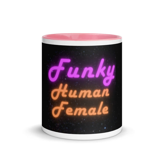 Funky Human Female Colorful Feminist Mug