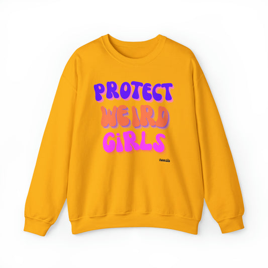 Protect Weird Girls Unisex Casual Sweatshirt