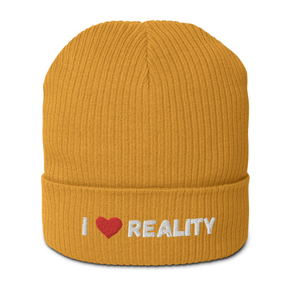 I Love Reality Knit Beanie